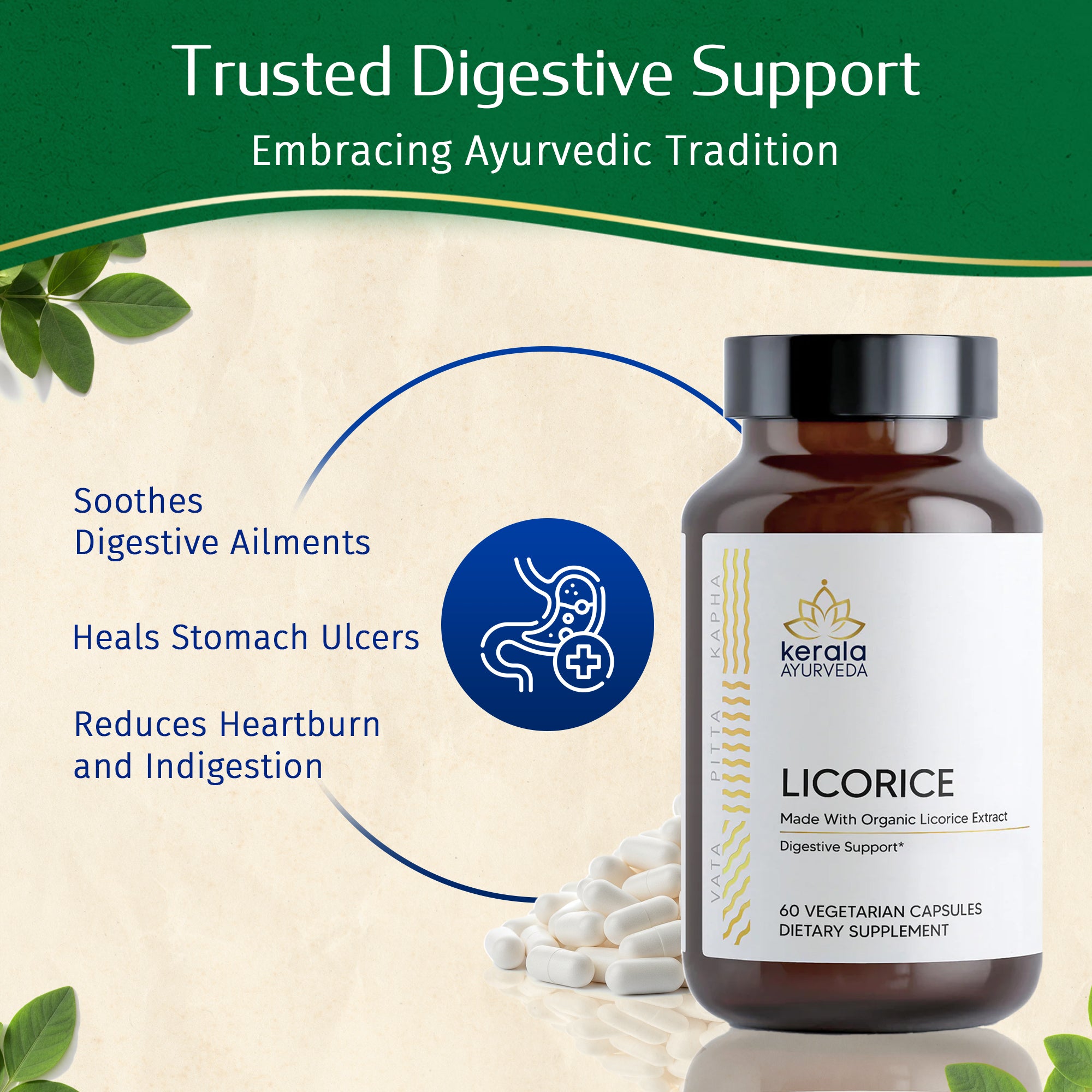 Licorice (60 veg capsules)