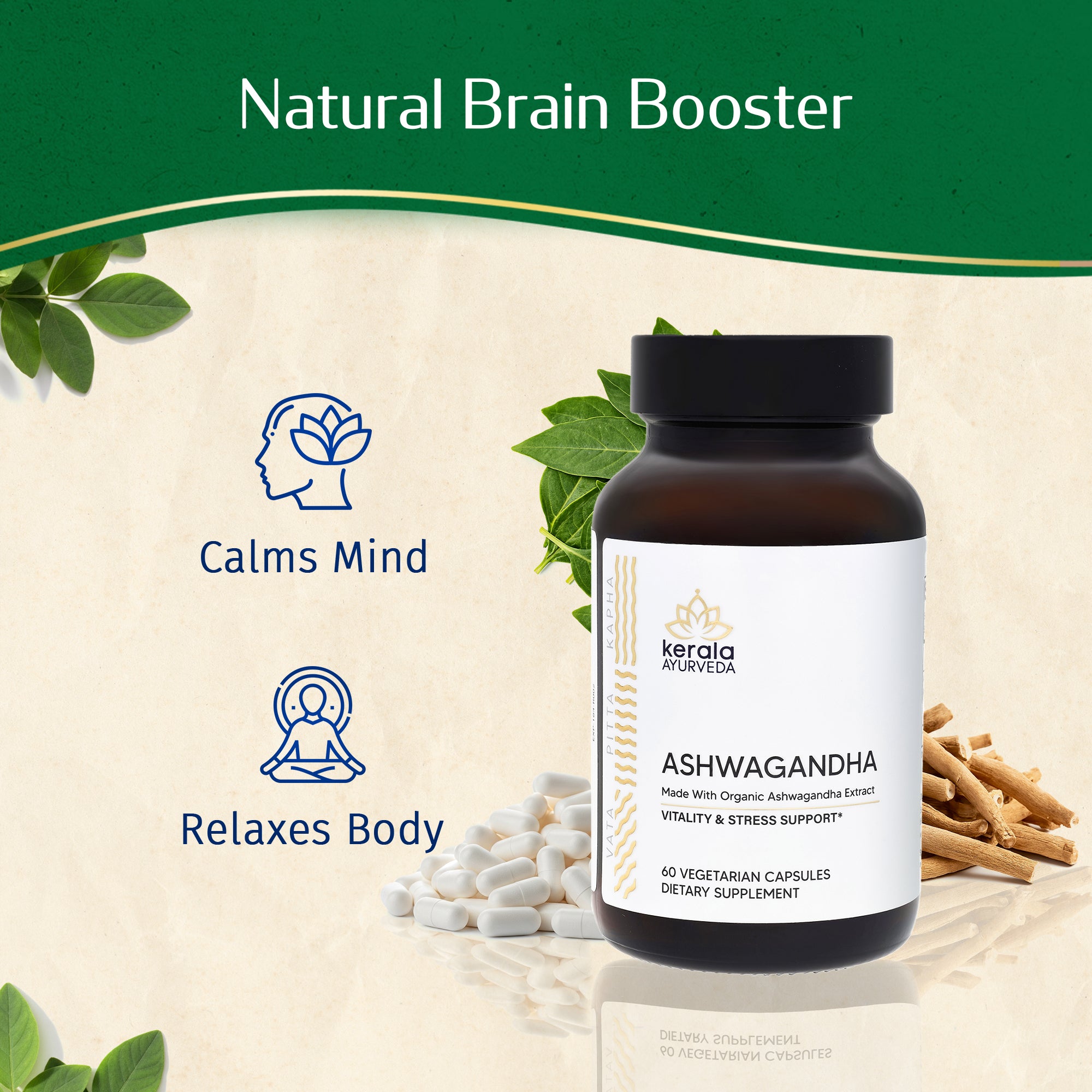 Ashwagandha (60 Veg Capsules)