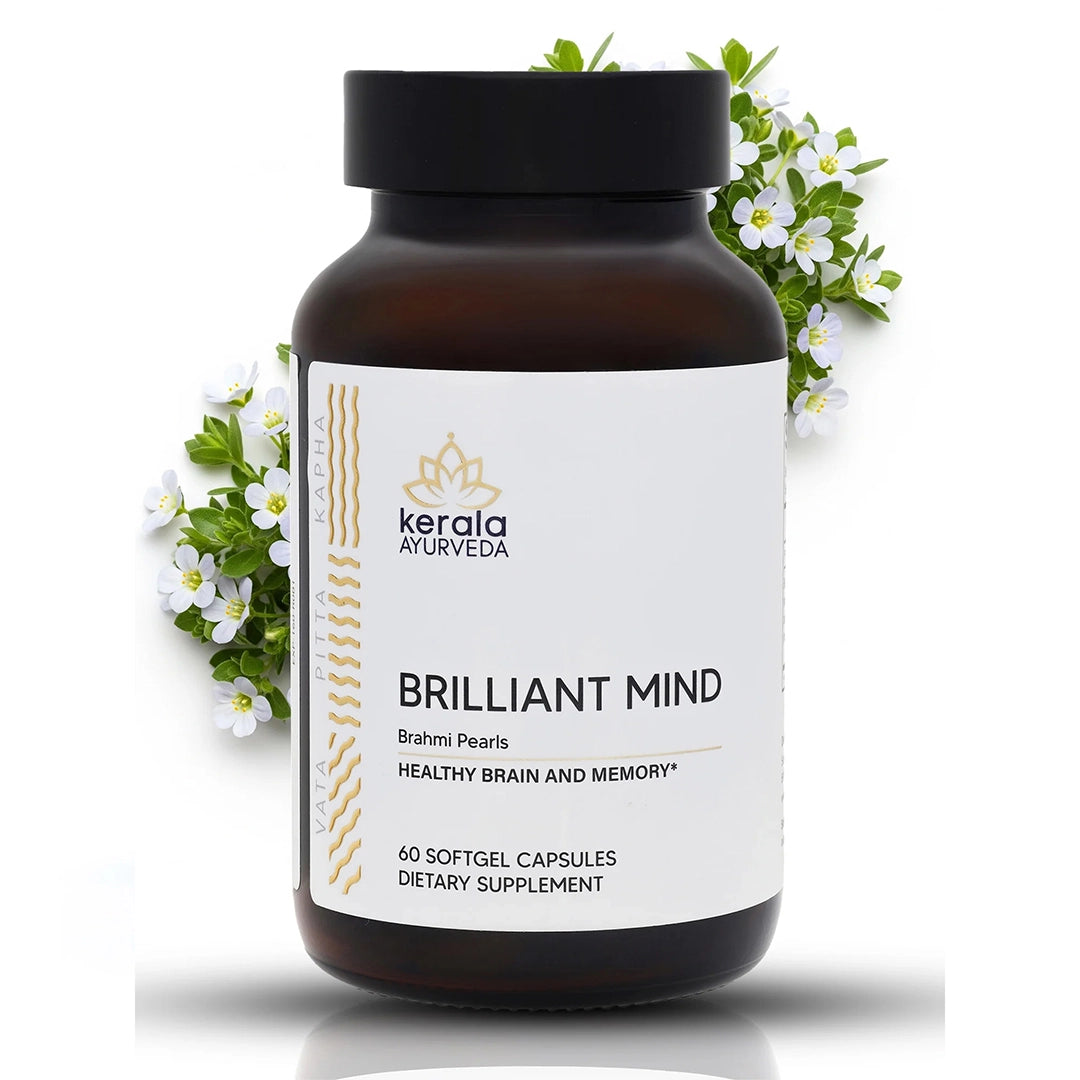 Brilliant Mind (Brahmi Pearls) (60 Soft Gel Capsules)