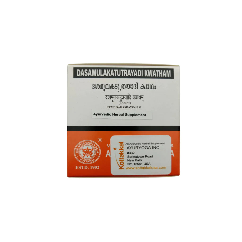 KT Dasamulakatutrayadi Kwatham 100 Tablets