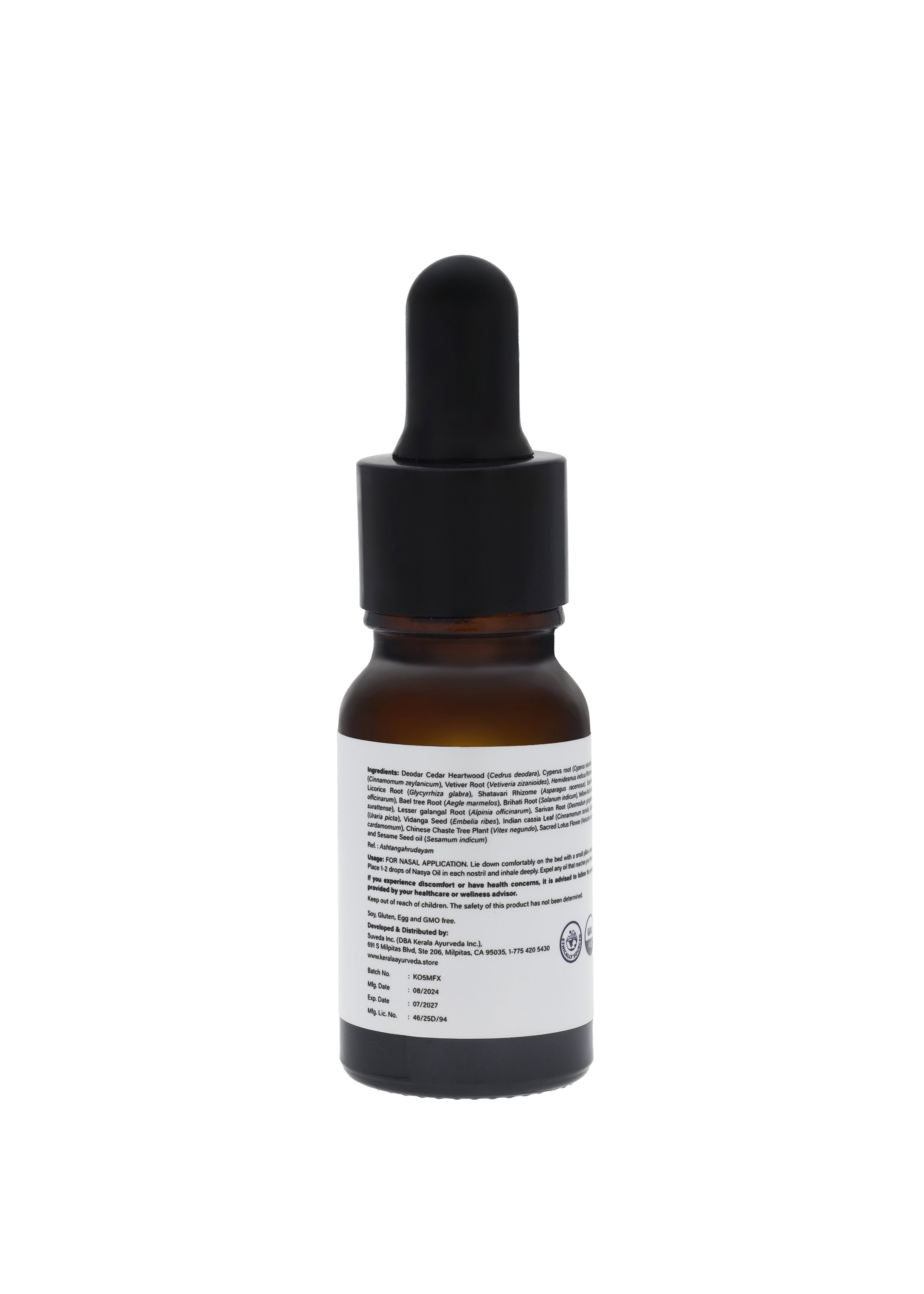 Nasya Oil, 0.3 fl oz / 10 ml