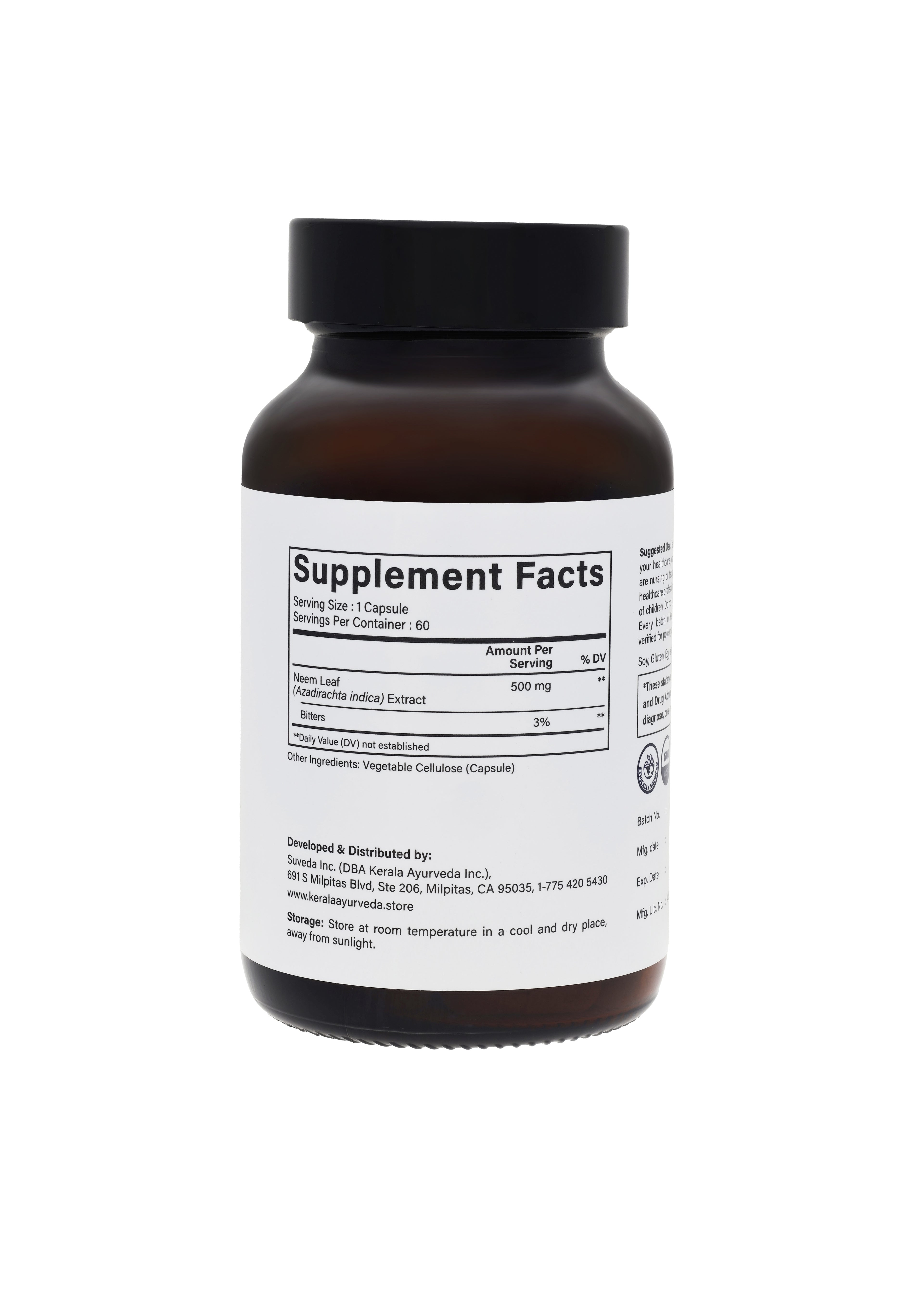 Neem, 60 Veg Capsules