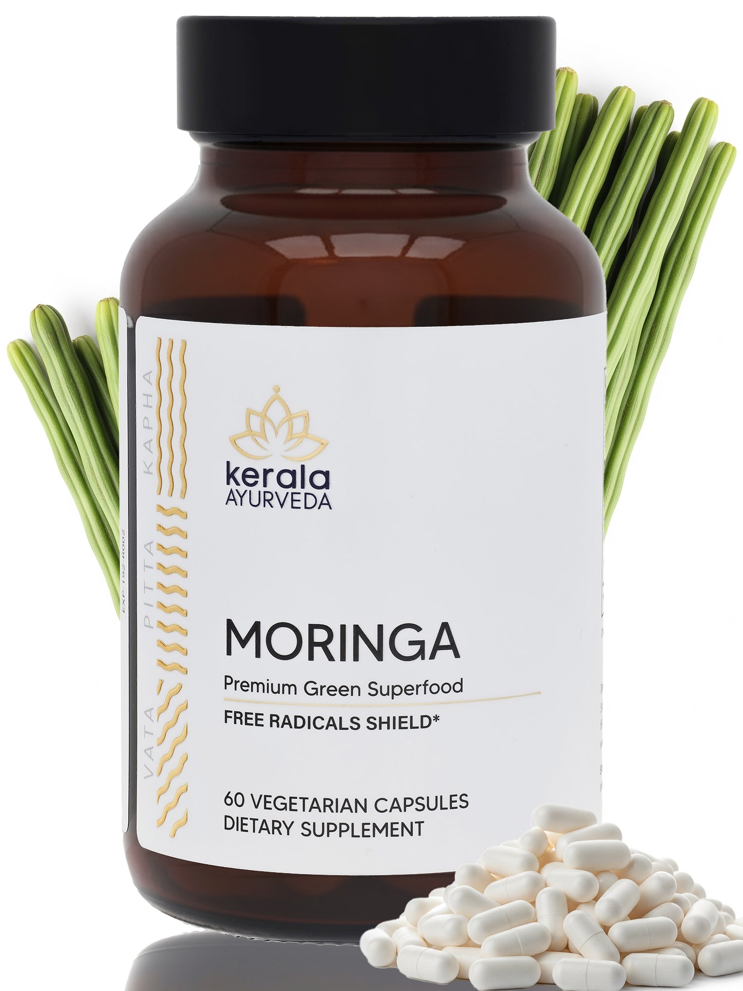 Moringa - A Superfood for Vitality and Wellness (60 Veg Capsules)