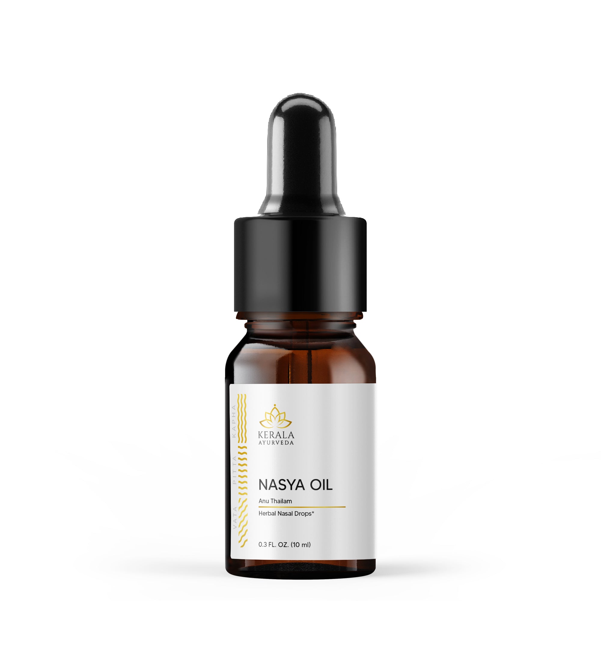 Front view of Nasya Oil drops bottle of 10 m
