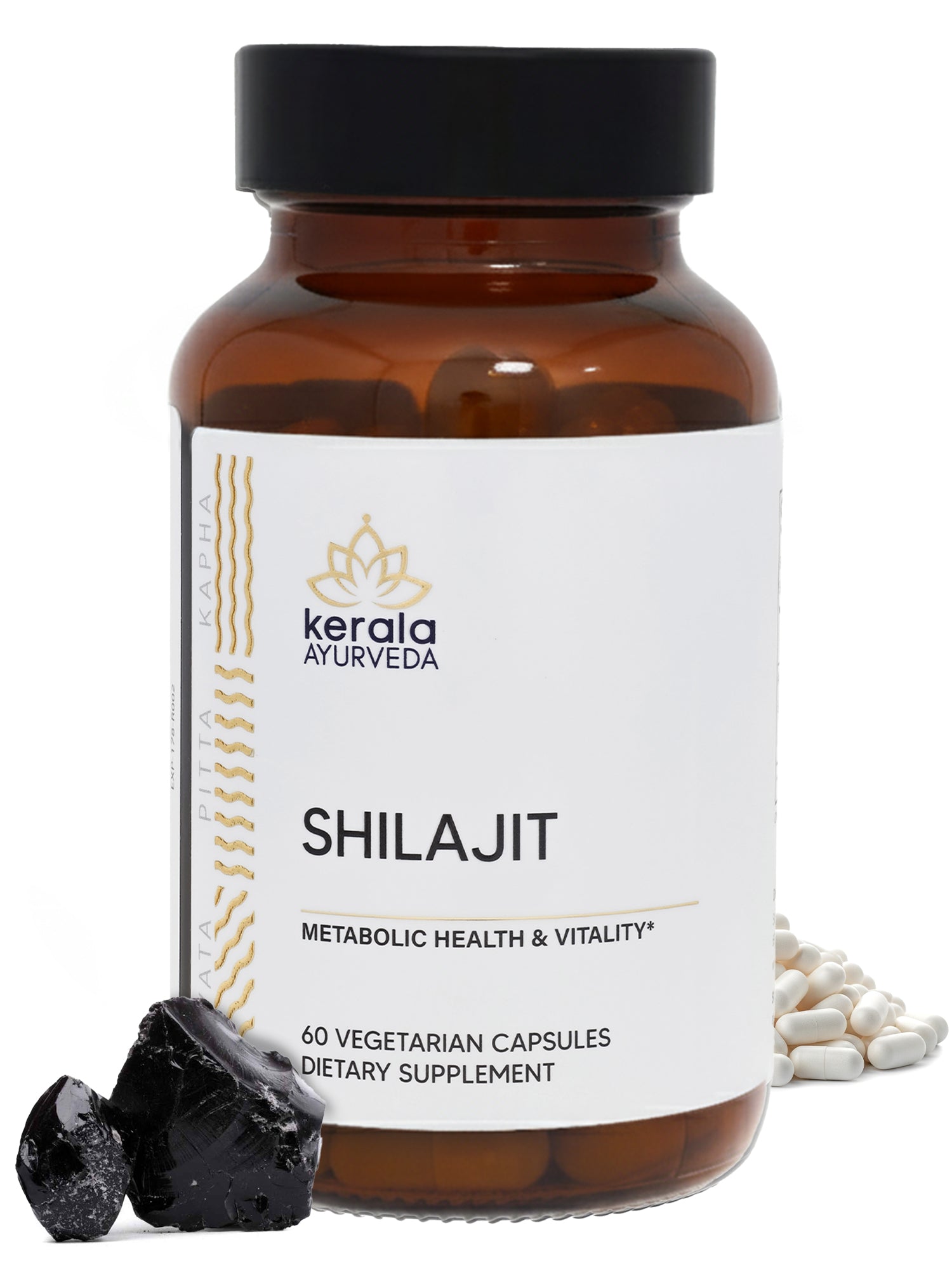 Shilajit - Natural Energy Enhancer for Strength and Stamina (60 Veg Capsules)