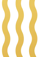 Abstract wavy golden lines on a black background.