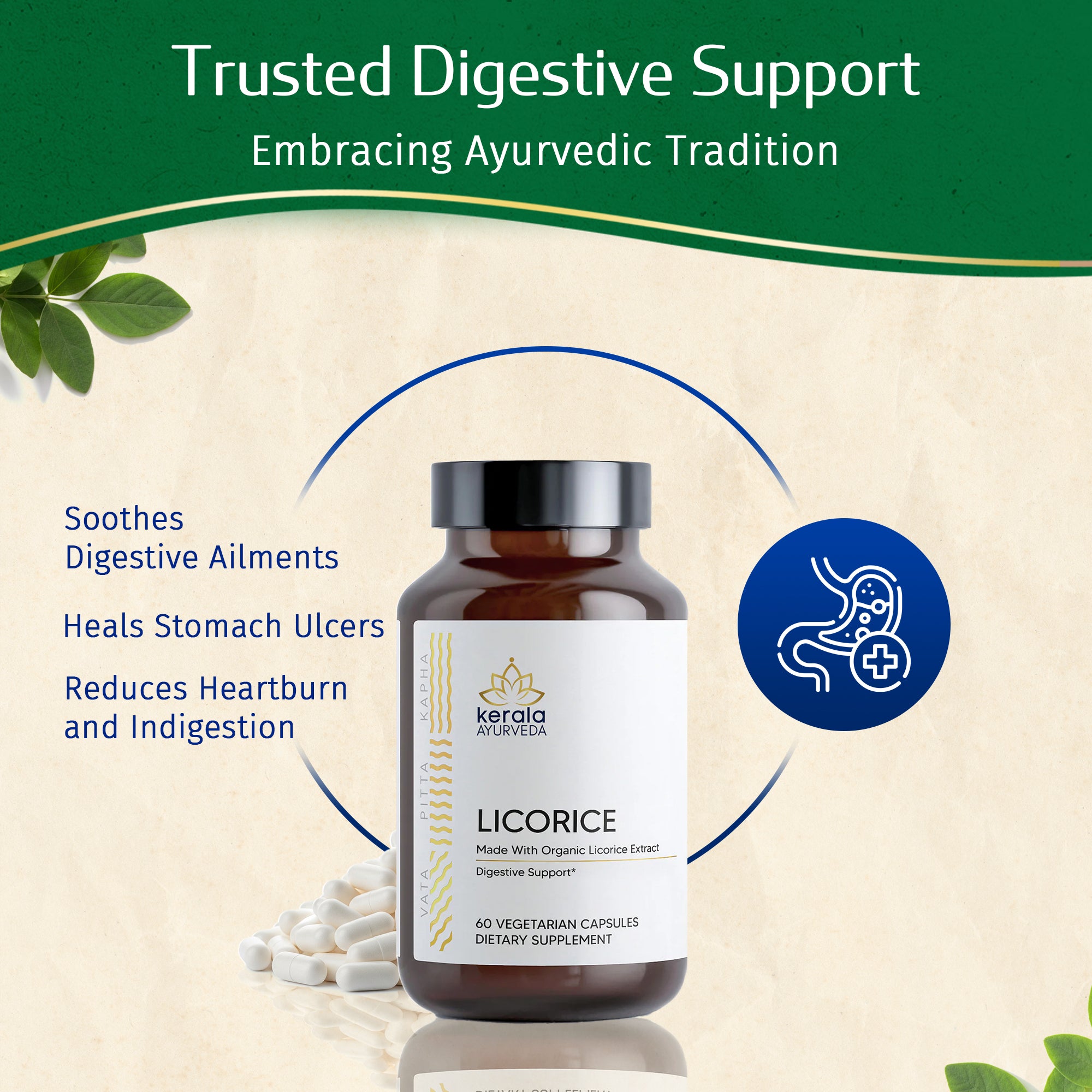 Licorice (60 veg capsules)