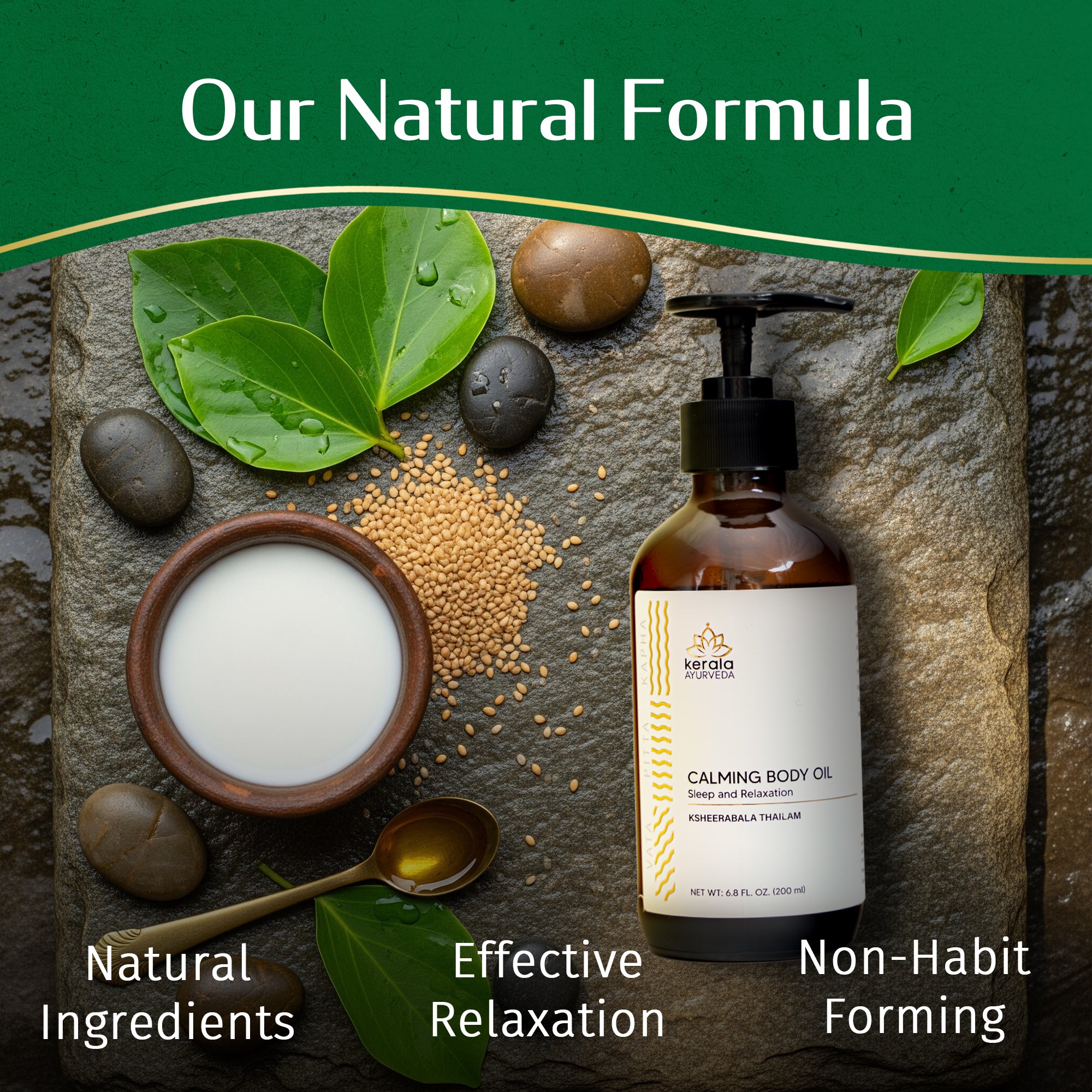 Calming Body Oil - Ksheerabala Thailam