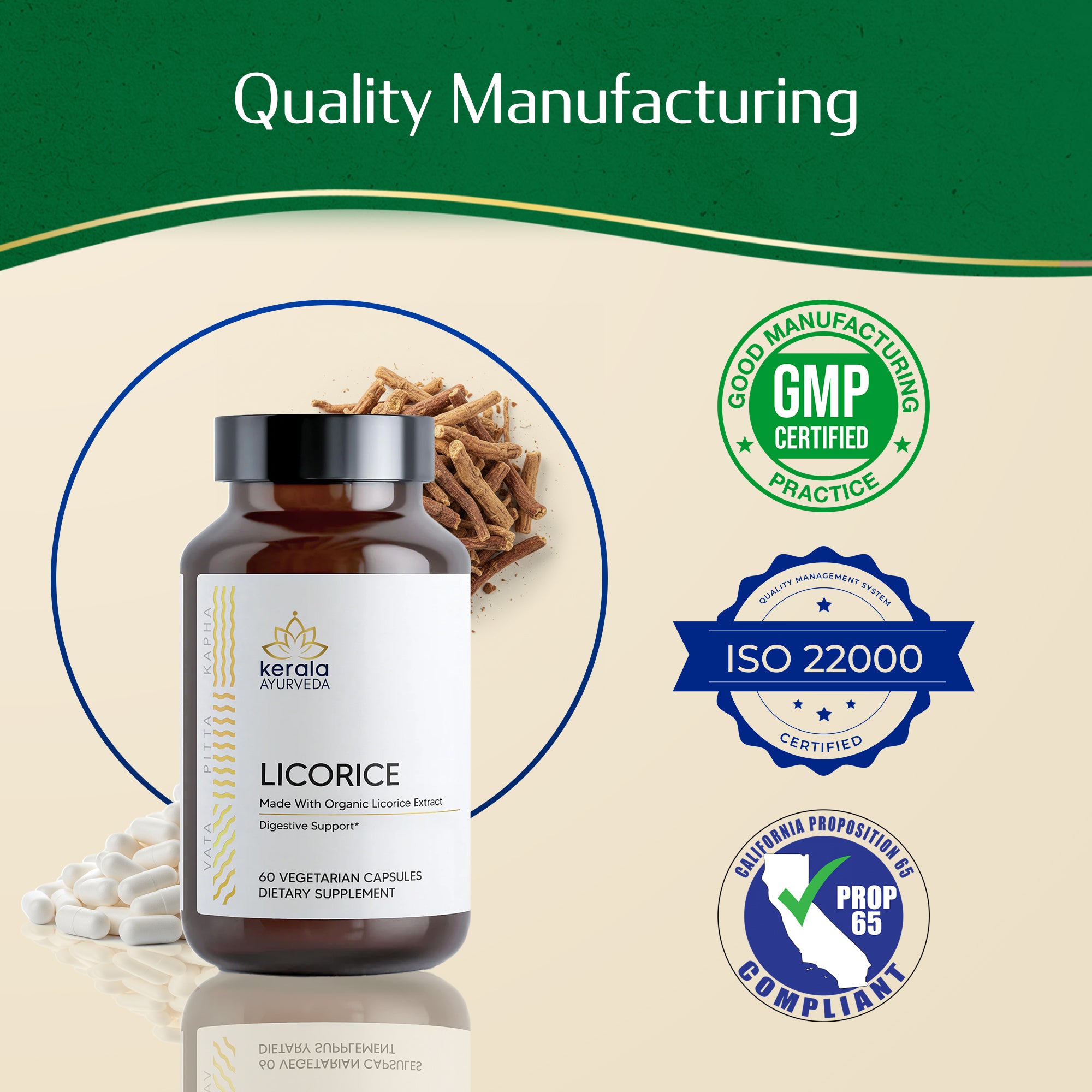 Licorice (60 veg capsules)
