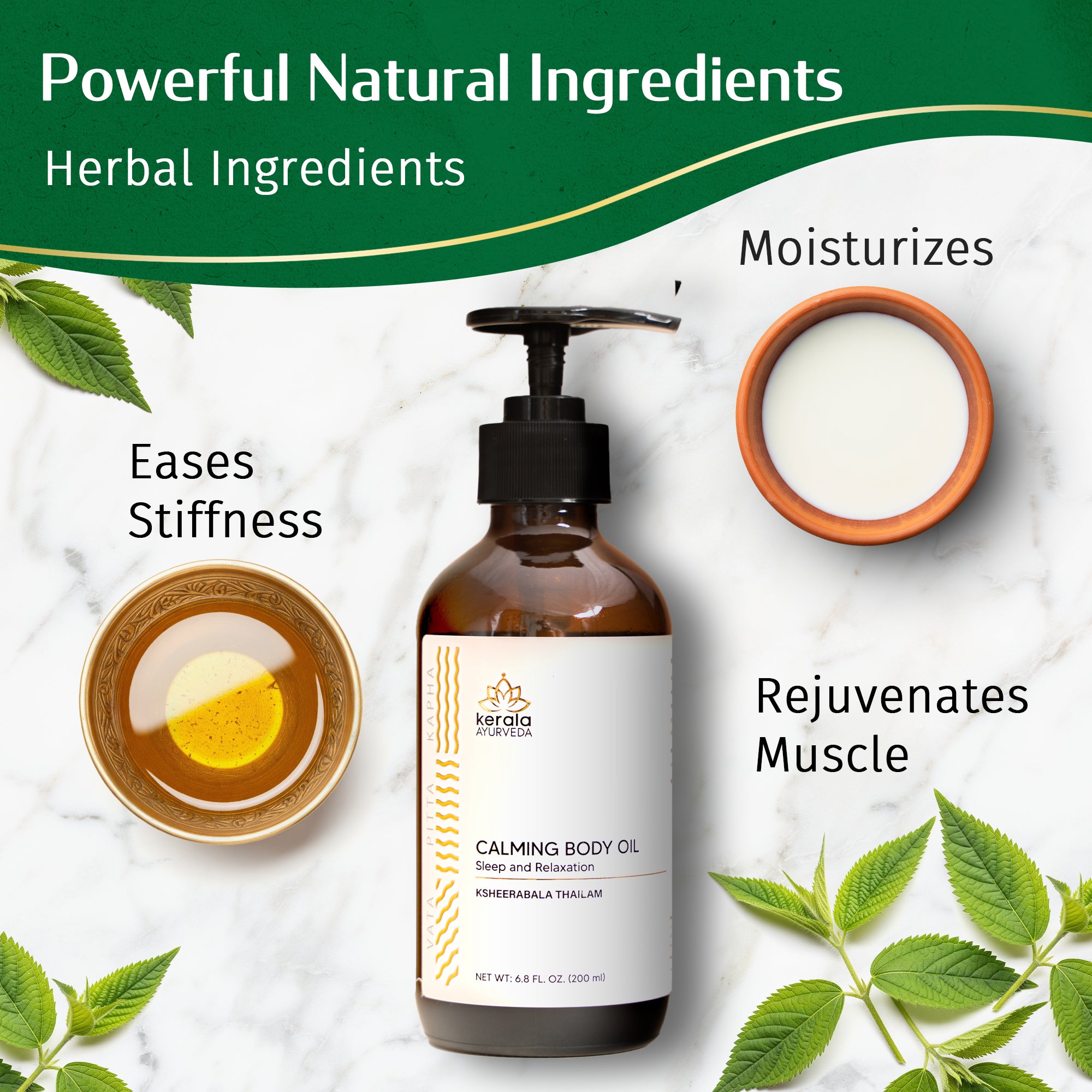 Calming Body Oil - Ksheerabala Thailam