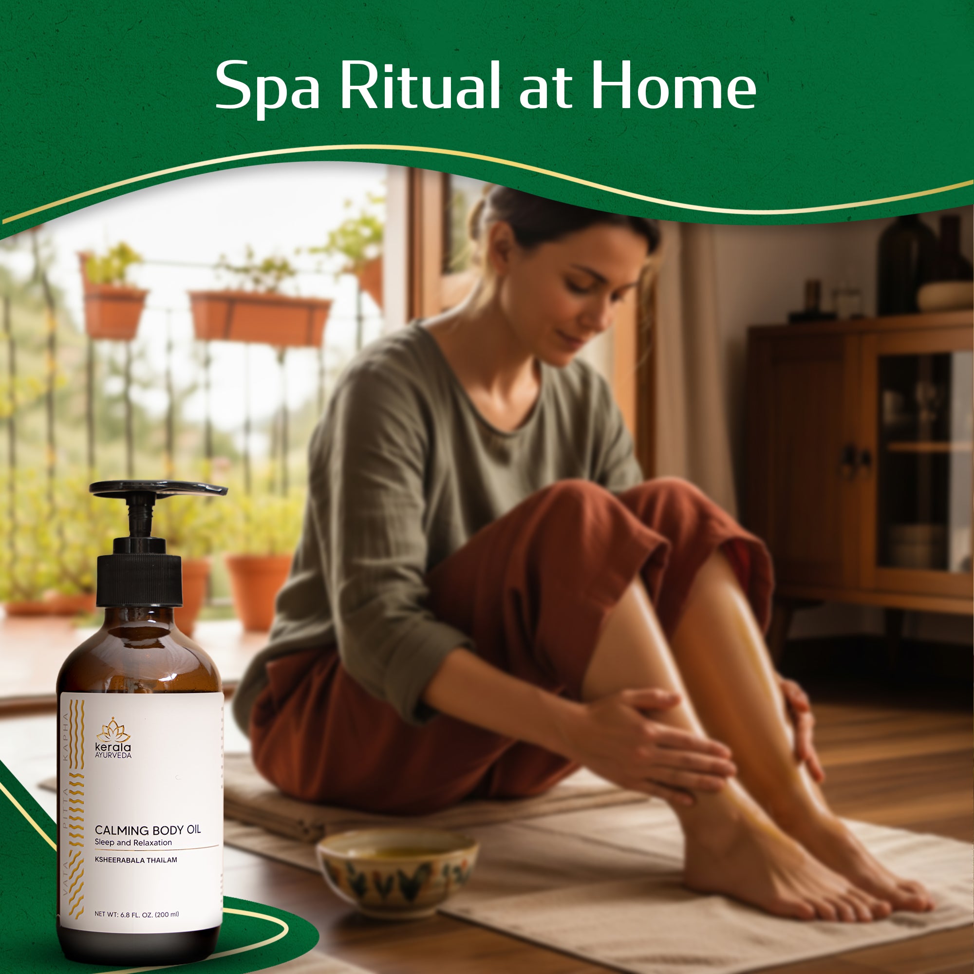 Calming Body Oil - Ksheerabala Thailam