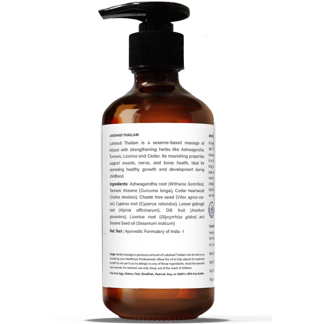 Children's Daily Wellness Oil (Lakshadi Thailam)