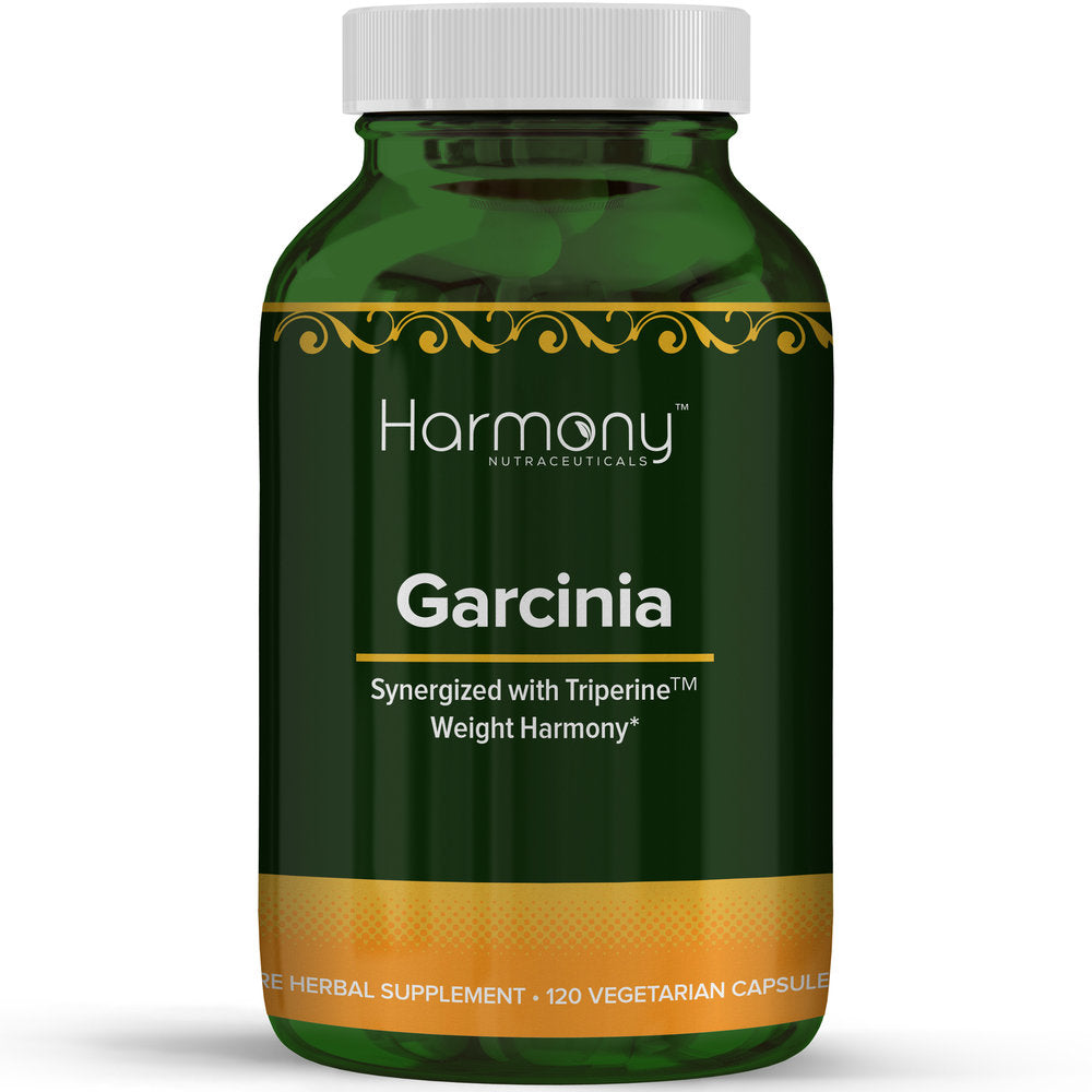 Front View of Harmony Garcinia Herbal Supplements. 