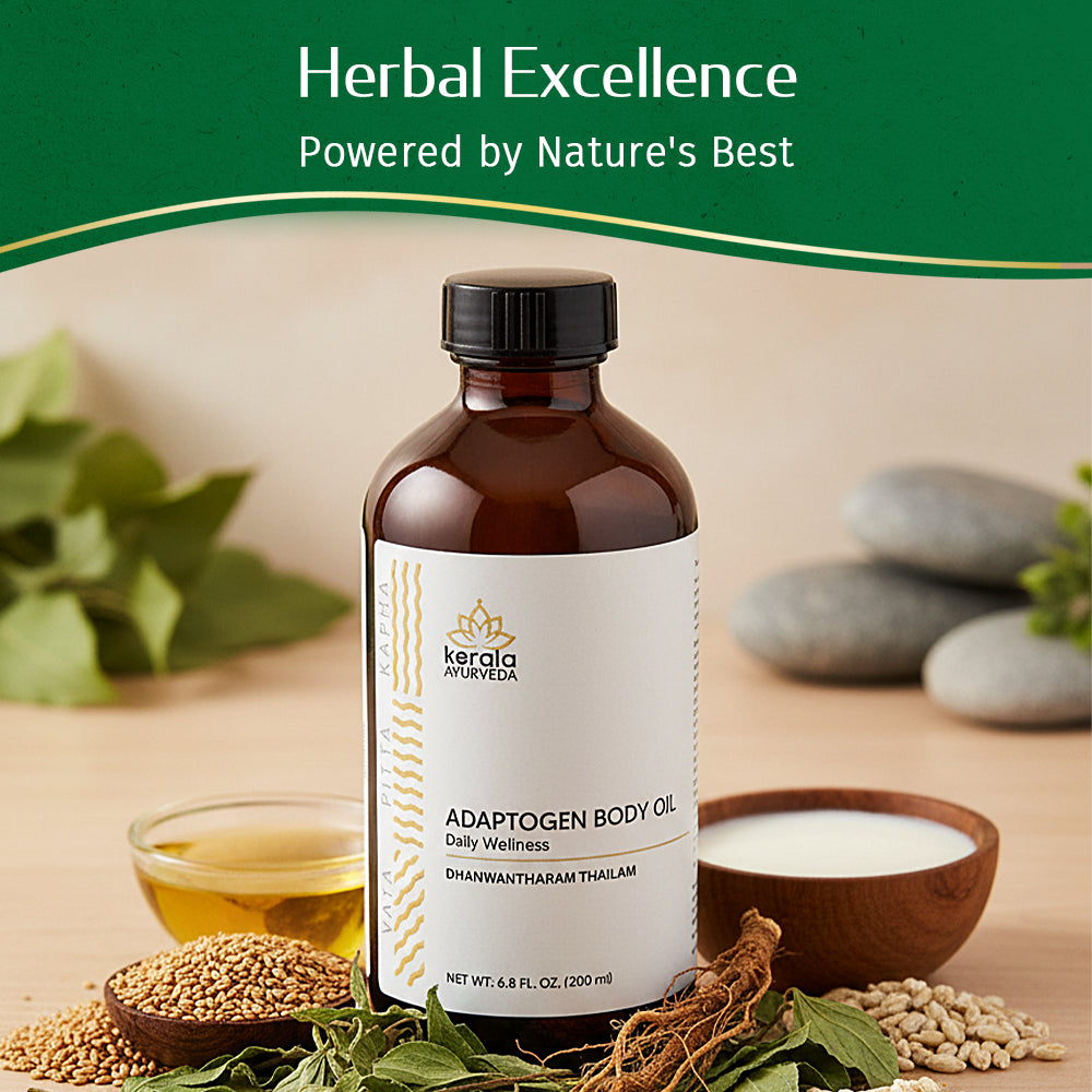 Adaptogen Body Oil - Dhanwantharam Thailam