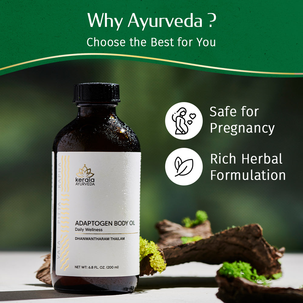Adaptogen Body Oil - Dhanwantharam Thailam
