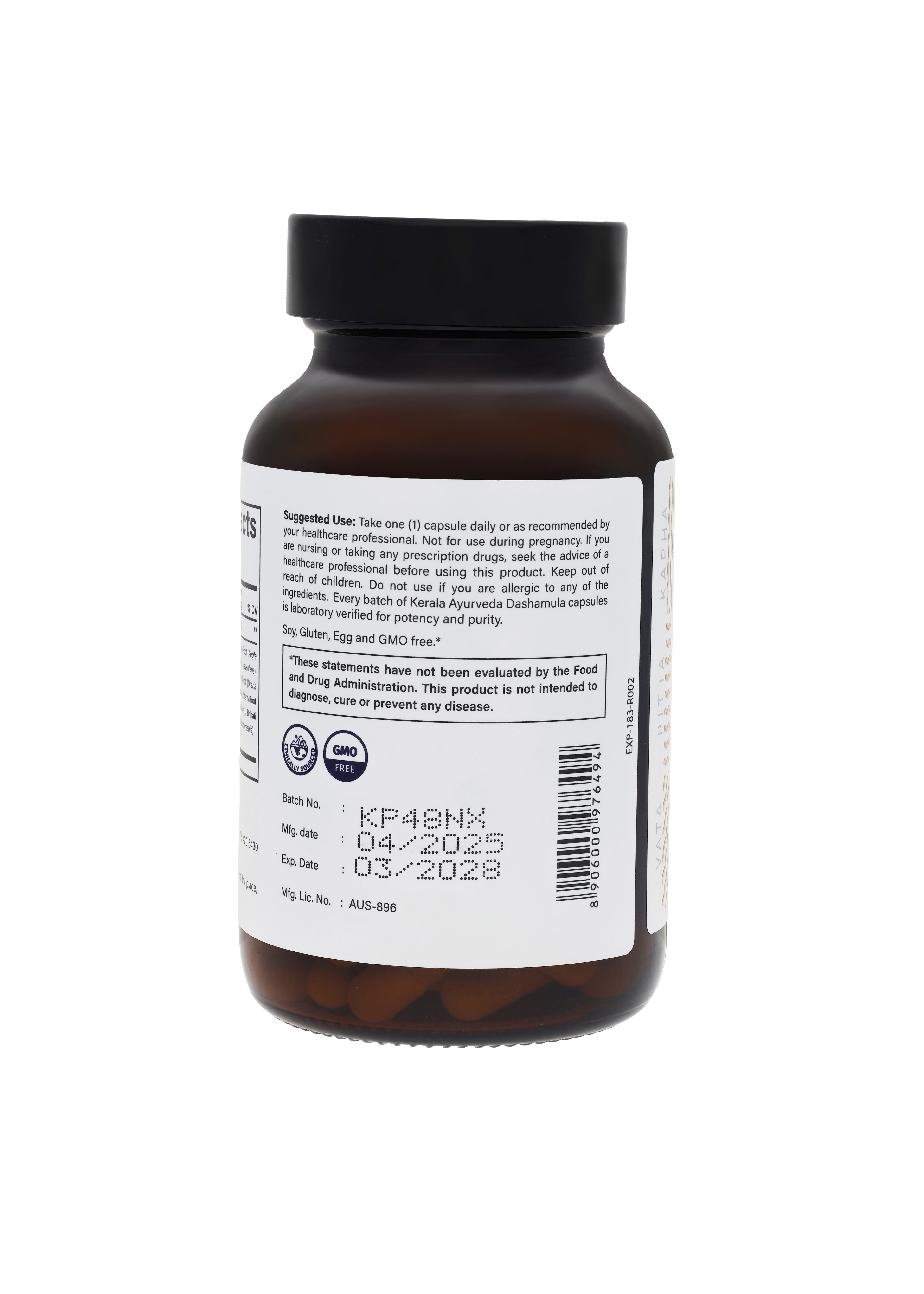 Dashamula - Eliminates Toxins and Supports Energy Flow