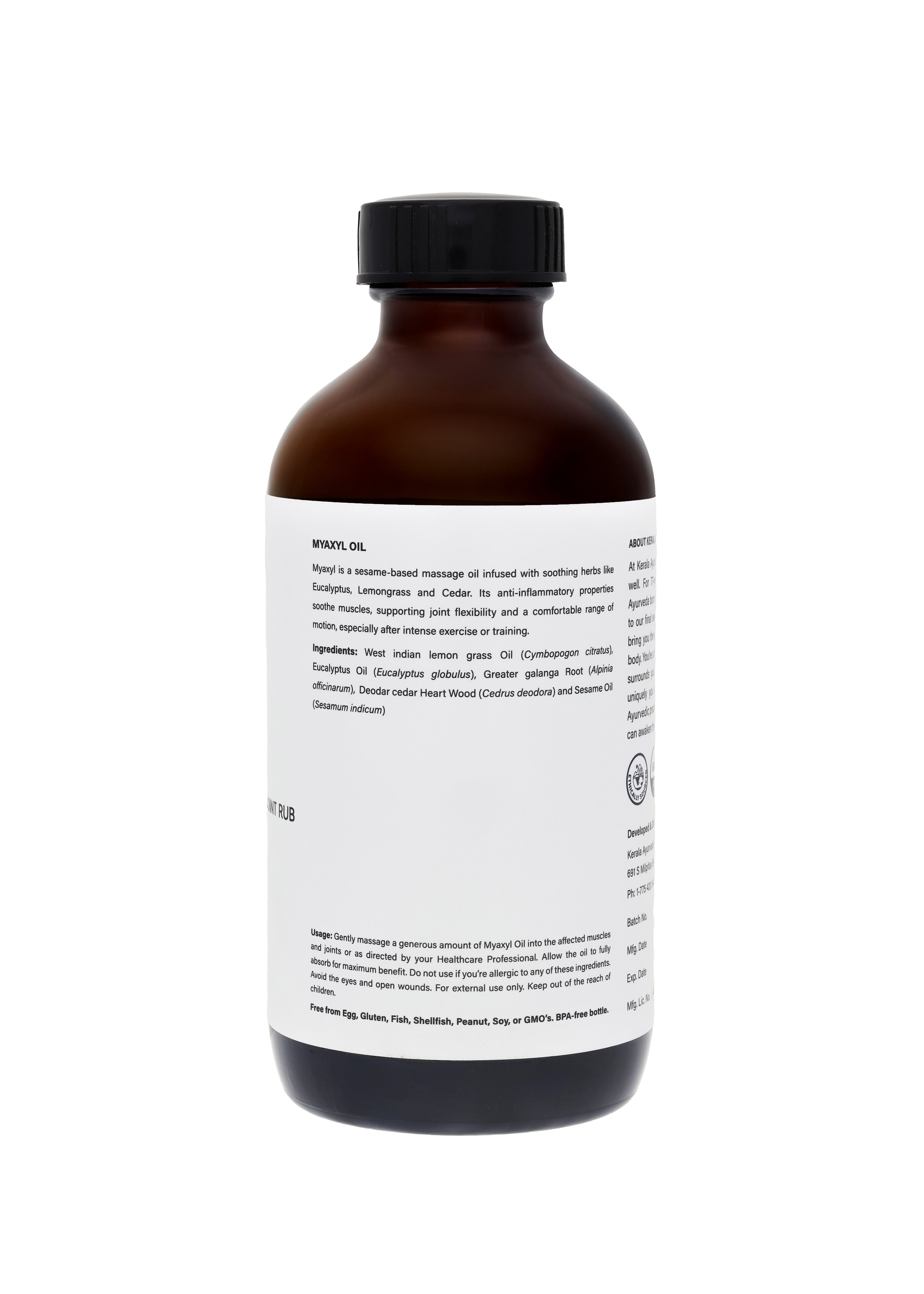 Myaxyl – Ayurvedic Oil for Muscle and Joint Rub