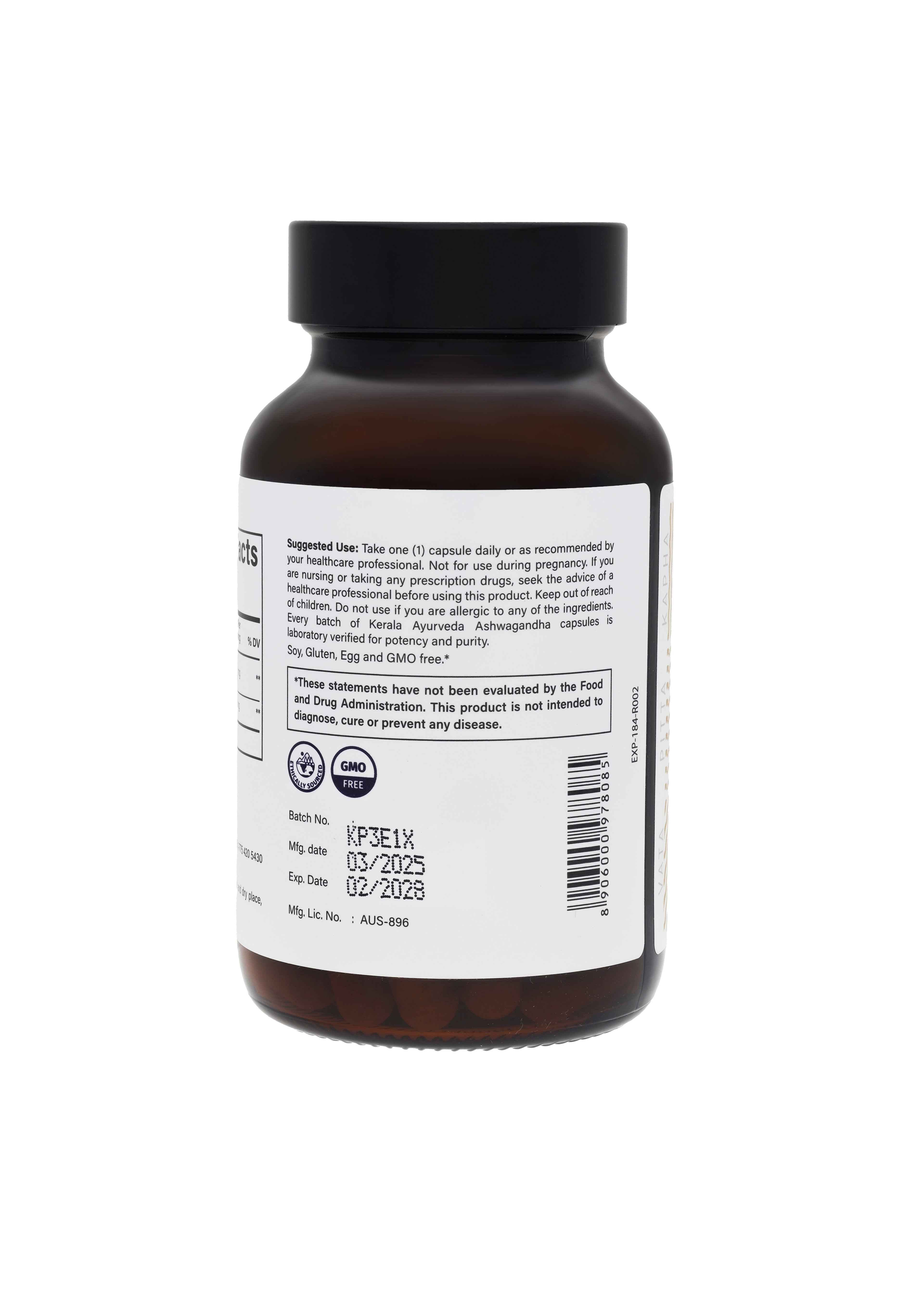 Ashwagandha, 60 Capsules