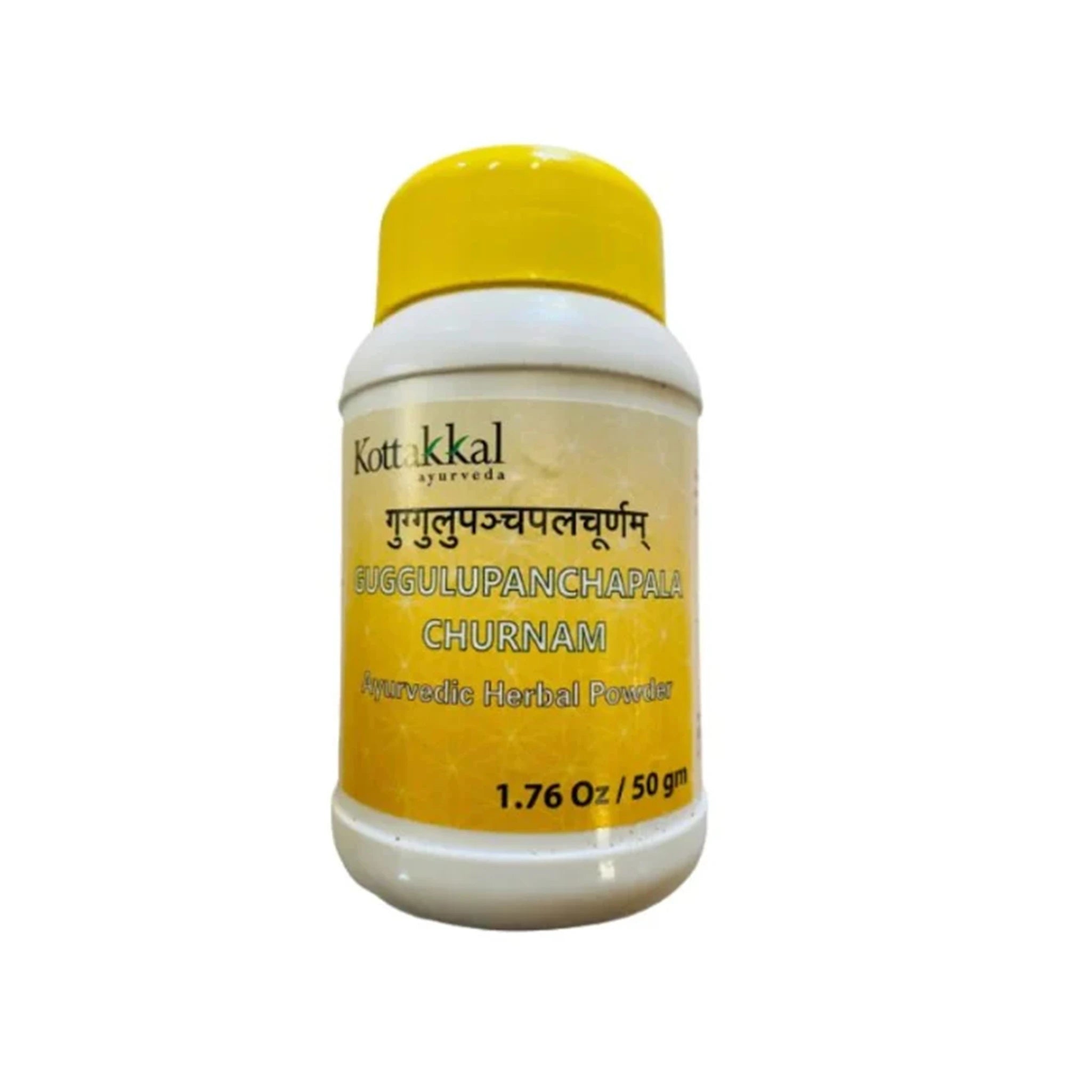 KT Guggulupanchapala Churnam, 1.76 oz / 50 gms