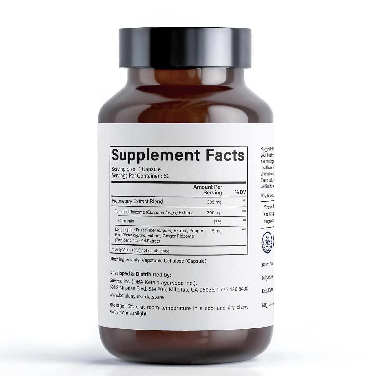 Turmeric, 60 Capsules