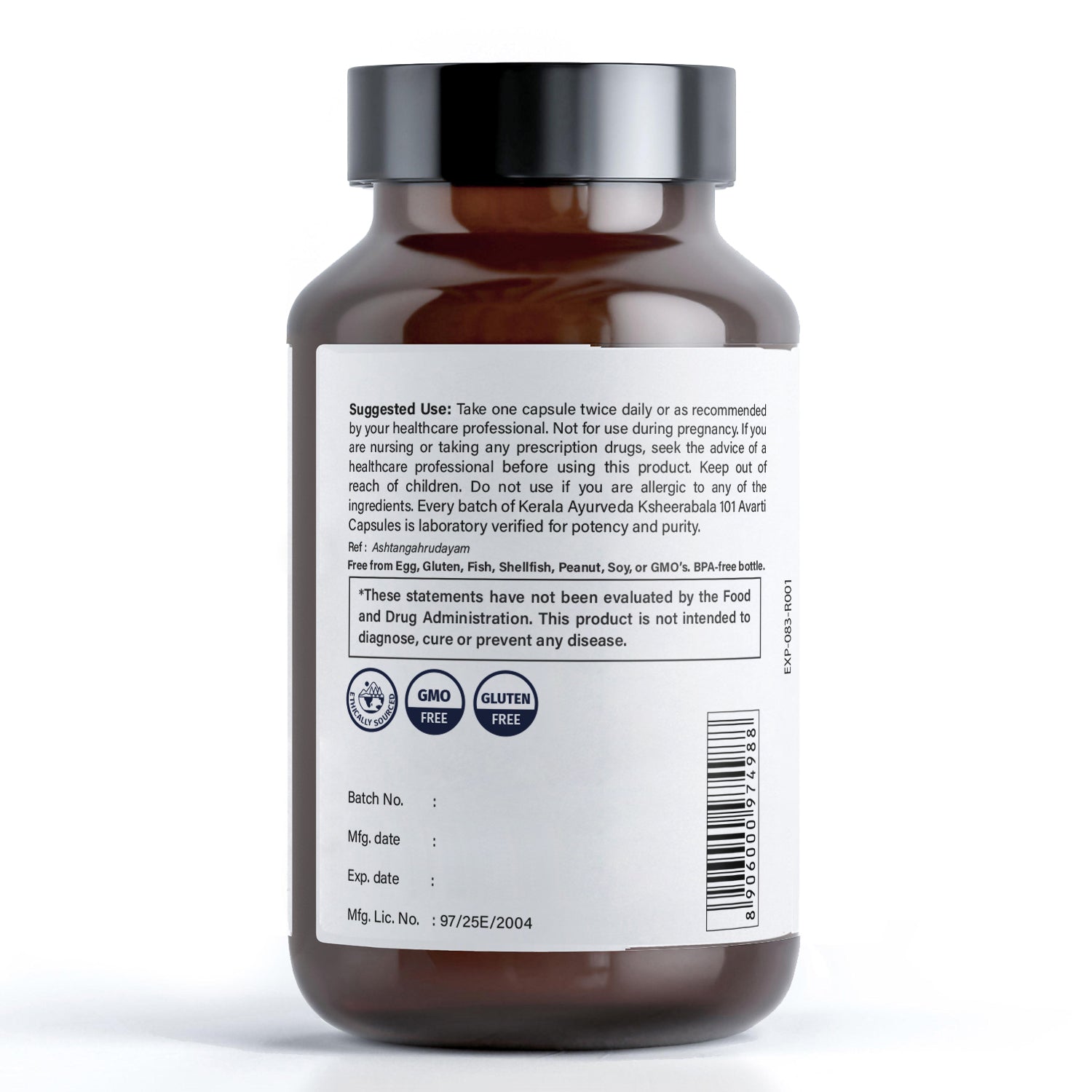 Ksheerabala 101 Avarti, 60 Soft Gel Capsules