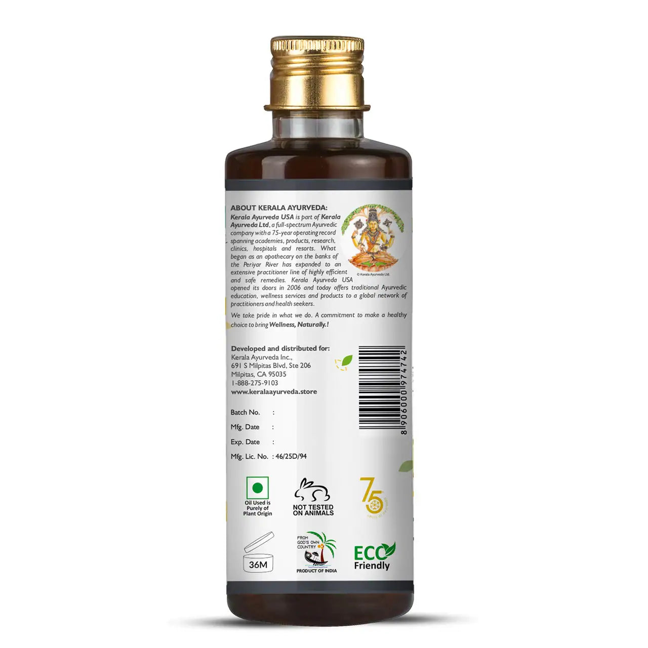 Pippalyadi Thailam, 6.8 fl oz / 200 ml