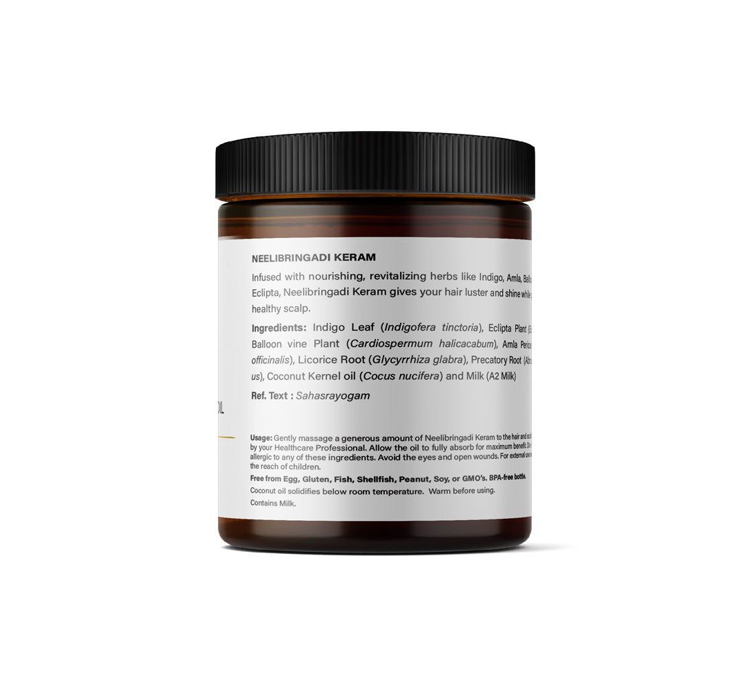 Revitalizing Hair Oil (Neelibringadi Keram), 6.7 fl oz / 200 ml