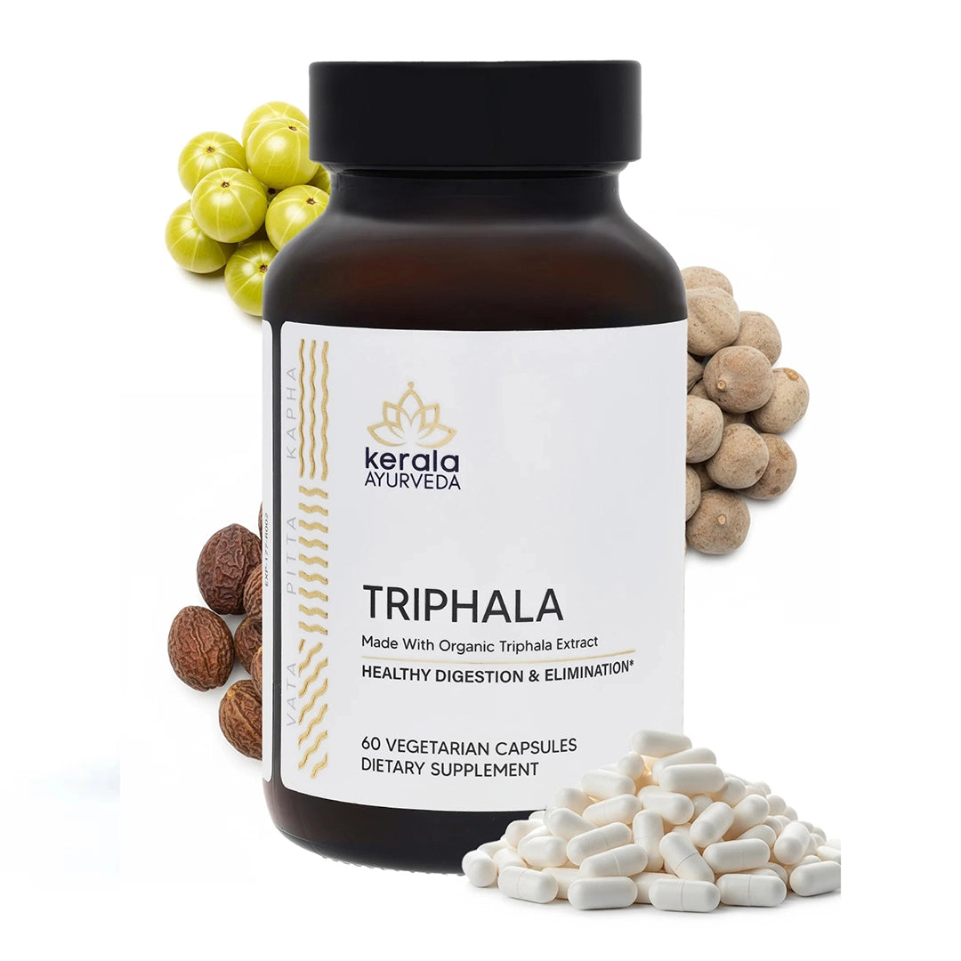 Triphala - Digestive Support for Regularity and Detoxification (60 Veg Capsules)