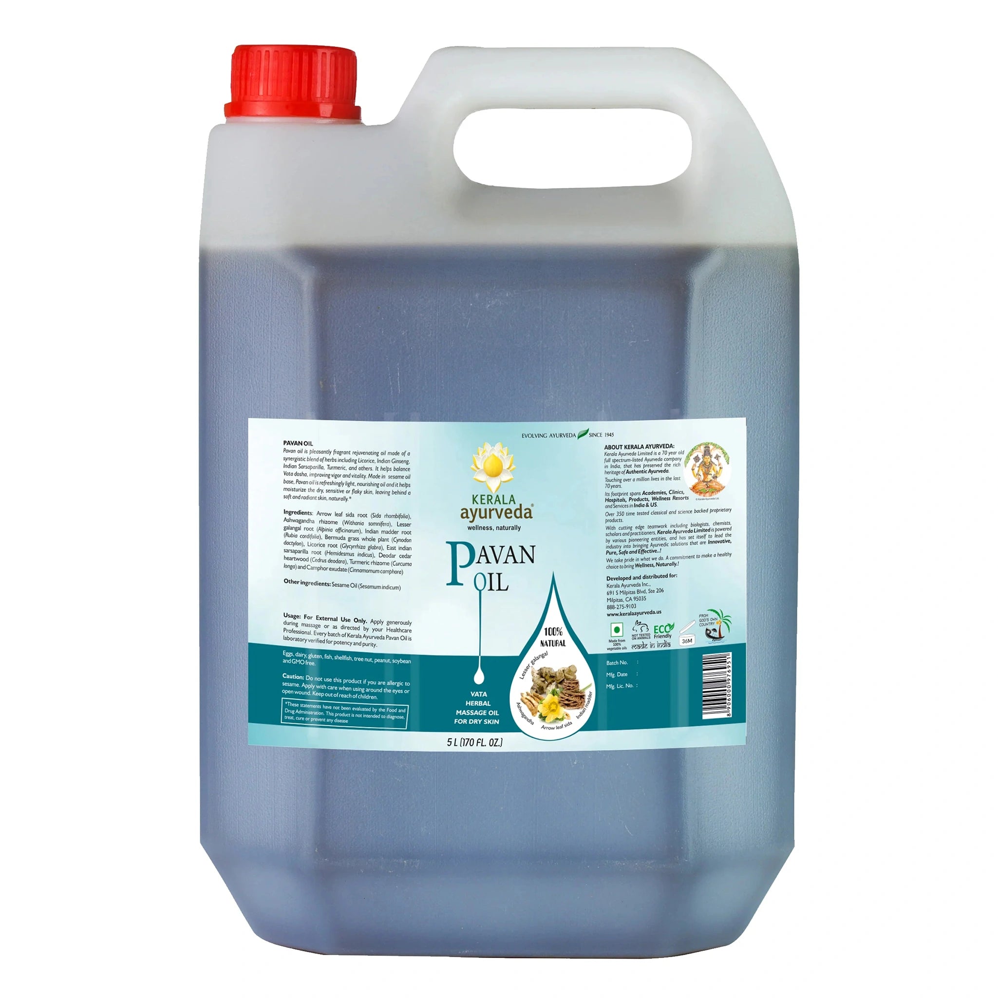 Vata Massage Oil - Pavan Oil